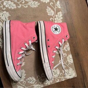 Converse Pink Canvas Sneakers